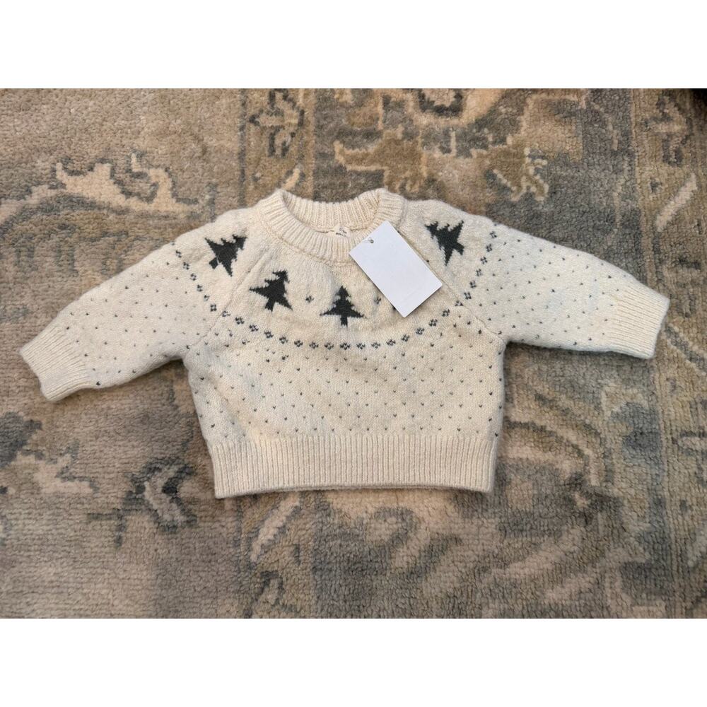 Rylee & Cru Fair Isle Sweater In Trees Unisex Sz - Picture 2 of 7